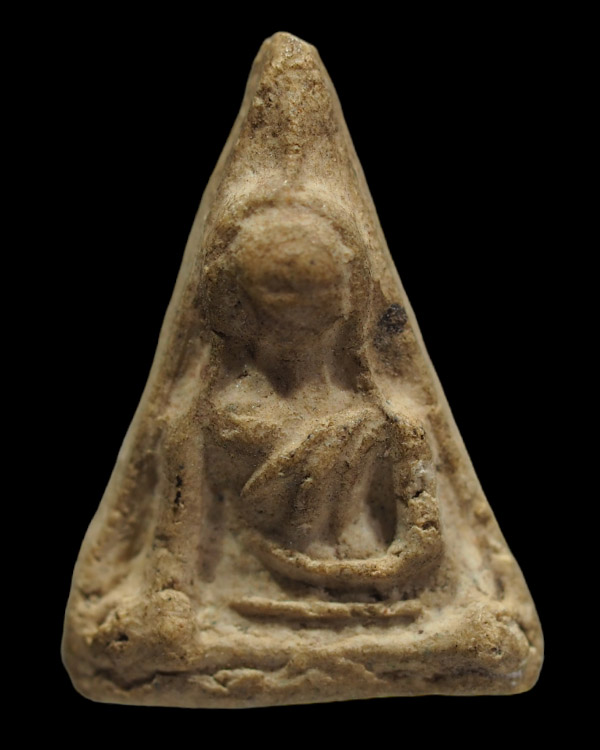 พระผงพิมพ์สมเด็จนางพญา (พิมพ์หายาก) ผสมผงเก่าบางขุนพรหม อาจารย์เชื้อ วัดสะพานสูง กรุงเทพฯ ปี 2497สภา - 1