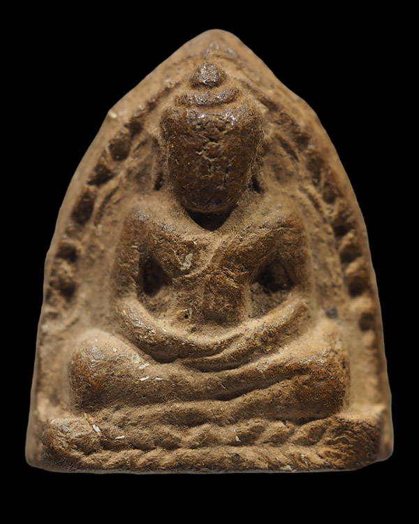 พระหลวงพ่อโต บางกระทิง เนื้อดินปนแกลบ พระเก่าสวย พระบ้าน เนื้อหาส่องมันส์  ไม่ทราบที่ - 1