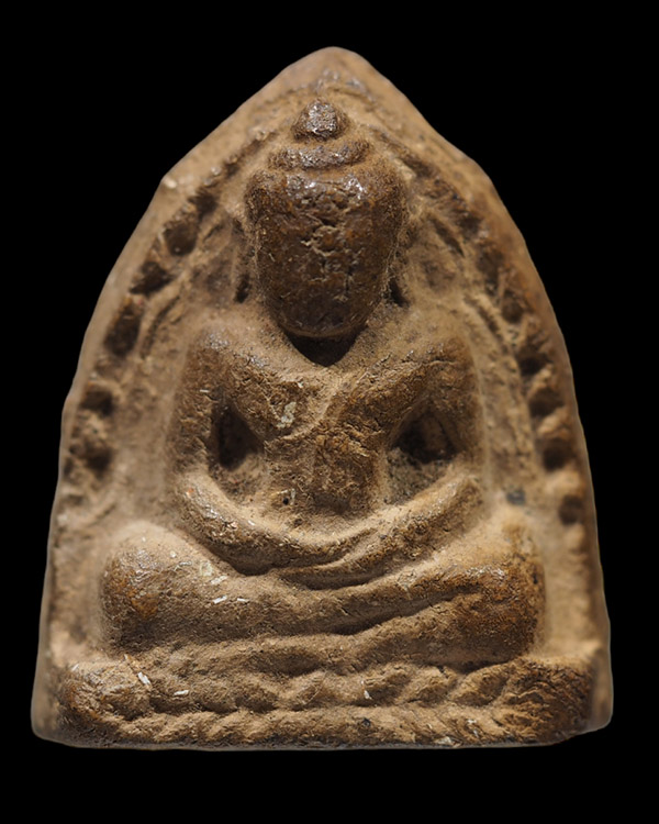 พระหลวงพ่อโต บางกระทิง เนื้อดินปนแกลบ พระเก่าสวย พระบ้าน เนื้อหาส่องมันส์  ไม่ทราบที่ - 4