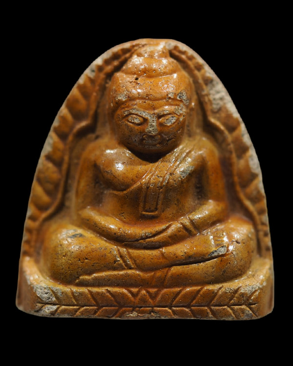 พระหลวงพ่อโต บางกระทิง เนื้อดิน พระเก่าสวย พระบ้าน  น่าจะสายสุพรรณ หรืออยุธยา  เจ้าของเดิมใส่ตลับใช้ - 1