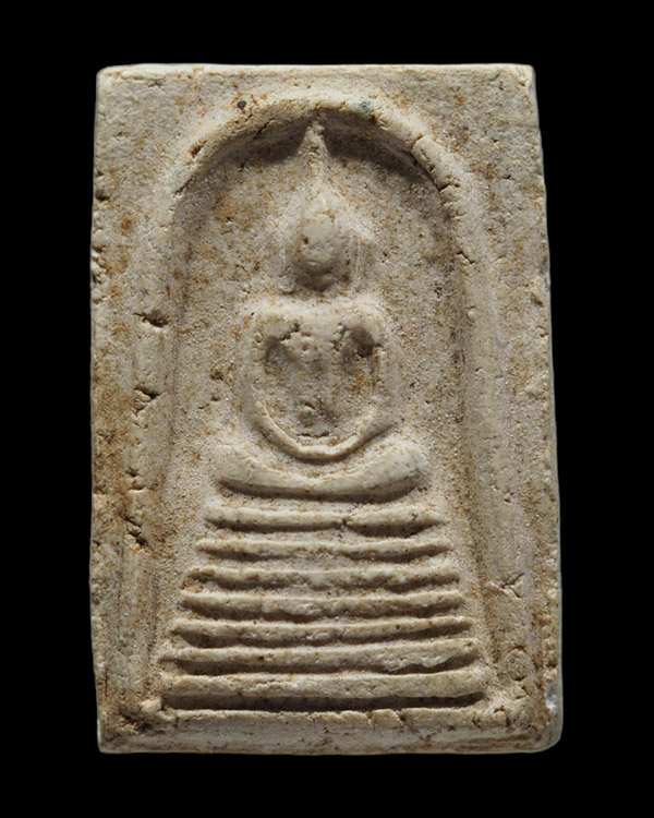 พระสมเด็จพิมพ์ 3 ชั้น(พิมพ์หลวงปู่ปั้น) พิมพ์กลาง (หายาก)วัดประสาทบุญญาวาส กรุงเทพฯ พิธีใหญ่ ปี ๒๕๐๖ - 1