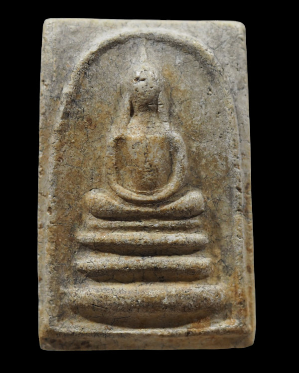 พระผงพิมพ์ใหญ่ หูมีติ่ง ยุคแรกๆ หายาก หลวงปู่นาค วัดระฆังโฆสิตาราม กรุงเทพฯ มวลสารผสมผงเก่า ปี 95 - 4