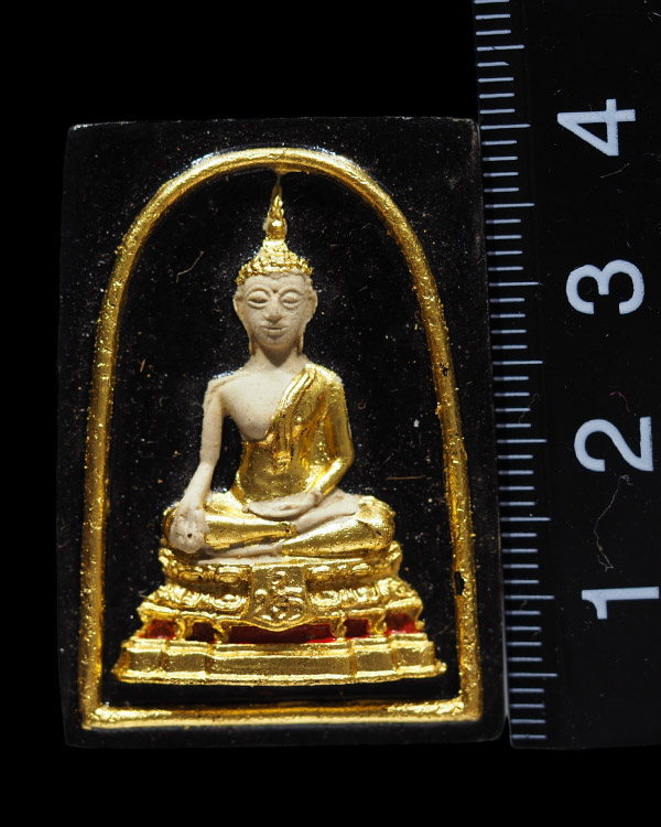 สมเด็จพิมพ์พระประทานพร พิมพ์นิยม แจกกรรมการ วัดชิโนรสาราม กรุงเทพฯ ปี 2512 สภาพสวย หลวงพ่อกวย หลวงพ่ - 3