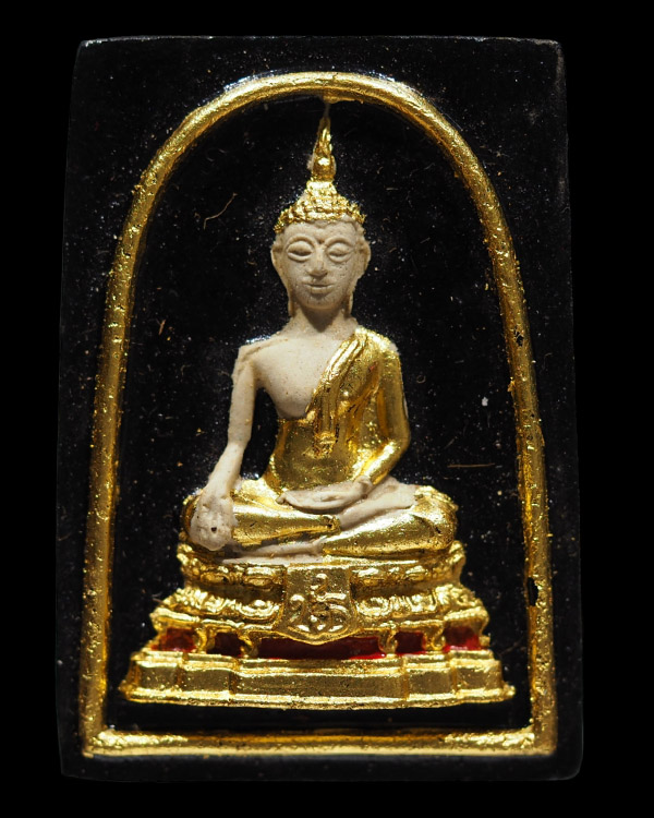สมเด็จพิมพ์พระประทานพร พิมพ์นิยม แจกกรรมการ วัดชิโนรสาราม กรุงเทพฯ ปี 2512 สภาพสวย หลวงพ่อกวย หลวงพ่ - 4