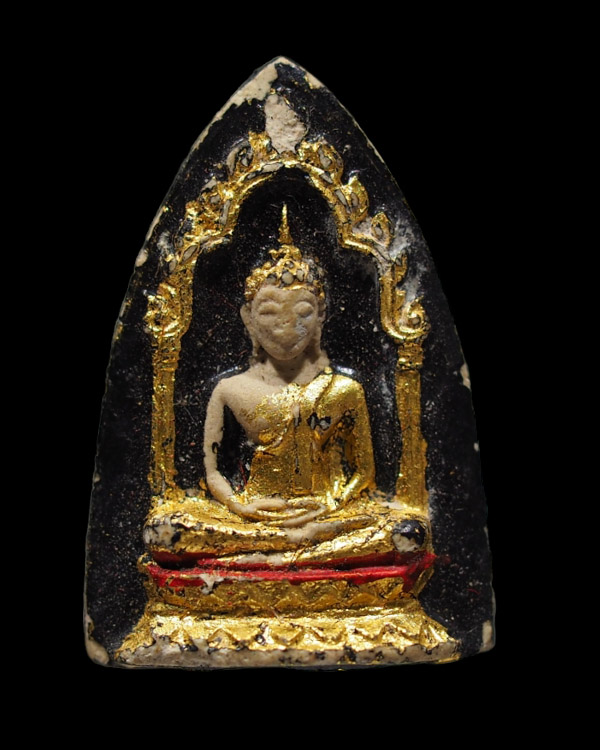 พระผงสรงน้ำ เจ้าคุณวิเชียร วัดเครือวัลย์ จ.ชลบุรี ปี 2519  ลงรักปิดทอง  ผสมผงเก่าหลวงพ่อแก้ว  พระเก่ - 4