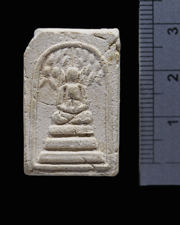 สมเด็จปรกโพธิ์เข่าตัด รุ่นแรก   หลวงพ่อออด วัดบ้านช้าง จ.อยุธยา ปี 2495 พระหายาก ***องค์นี้สภาพผ่านก - 3