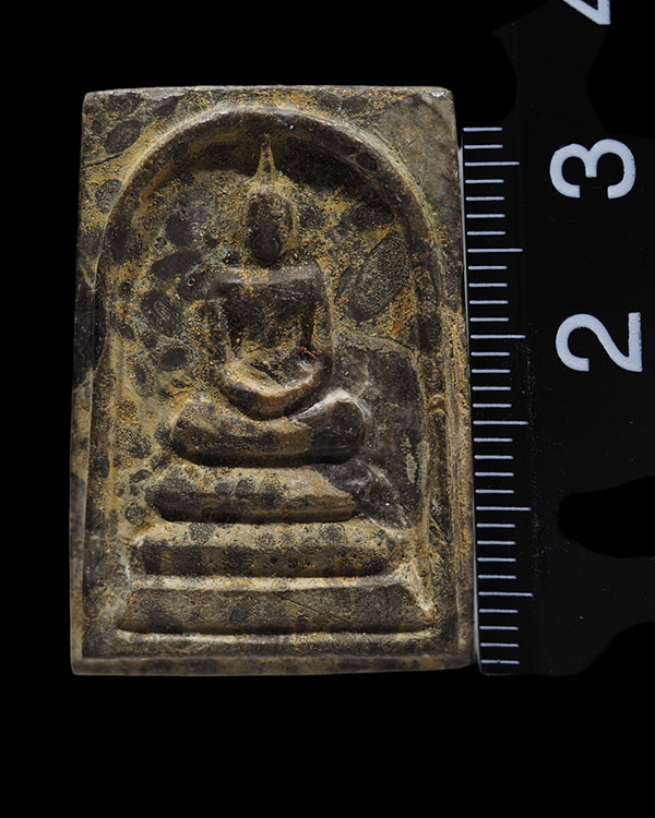 สมเด็จข้าวสารหินพันปี(หนึ่งศตวรรษ) หลวงปู่บุดดา ถาวโร วัดกลางชูศรี เจริญสุข สร้างน้อย หายาก   - 3