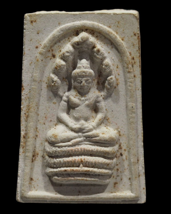 พระสมเด็จนาคปรก รพช. ปี 2529 หลวงปู่เทศก์ วัดหินหมากเป้ง หนองคาย จัดสร้างโดยสำนักงานเร่งรัดพัฒนาชนบท - 1