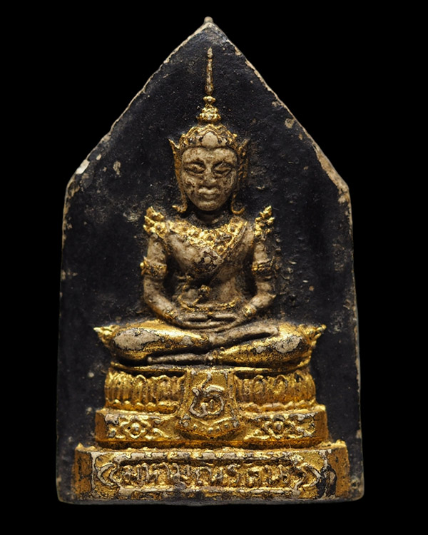 พระแก้วมรกรต ลงรักปิดทองกรรมการ หลังปีขาล วัดชิโนรสาราม กรุงเทพฯ ปี 2512 หลวงปู่ทิม หลวงพ่อกวย หลวงพ - 4