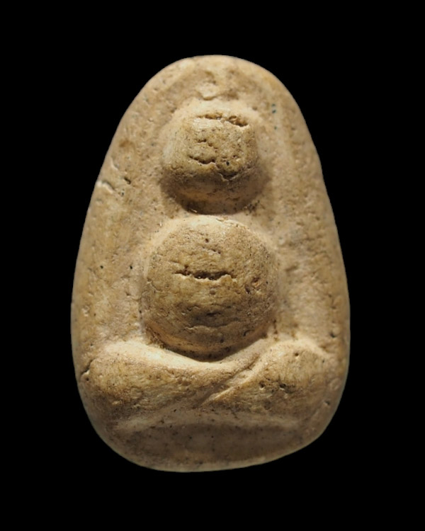 พระผงพิมพ์วัดพลับ พิมพ์เล็ก(พิมพ์เม็บบัว) พุ่งป่อง  องค์นี้น่าจะเป็นวัดอื่นสร้างล้อพิมพ์วัดพลับ พระเ - 1