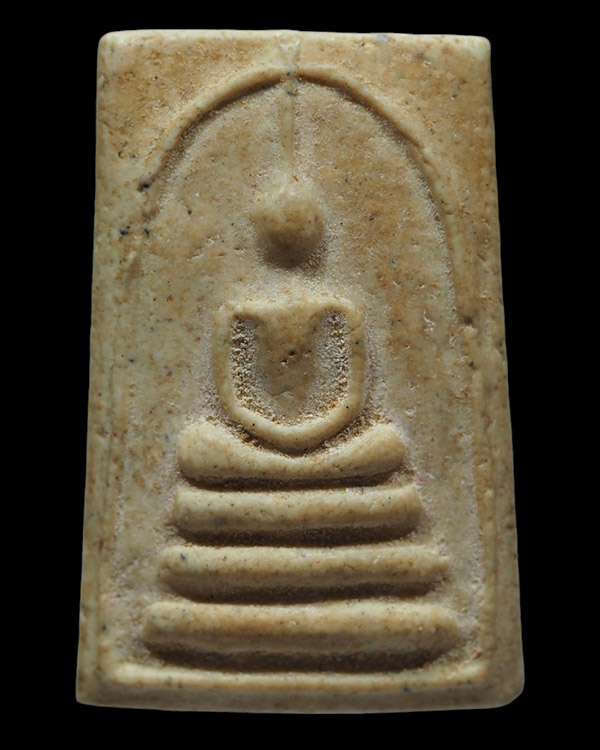 สมเด็จพิมพ์ใหญ่เกศทะลุซุ้ม  วัดระฆัง หลวงพ่อนิยม วัดระฆังโฆสิตาราม (คณะ๑ กุฎิริมแม่น้ำ) มีส่วนผสมของ - 1