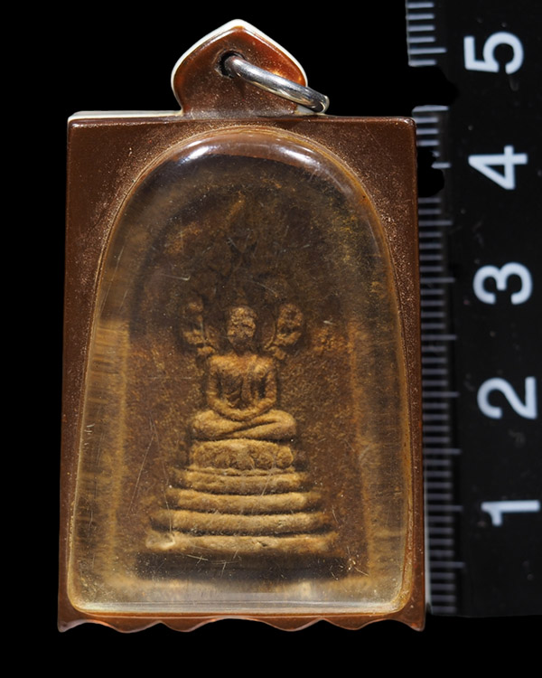 พระสมเด็จนาคปรก วัดญาณวโร จ.สระบุรี  เนือผงผสมว่าน  เล่นหาพีื้นที่  พระเก่าเลี่ยมโบราณ - 3