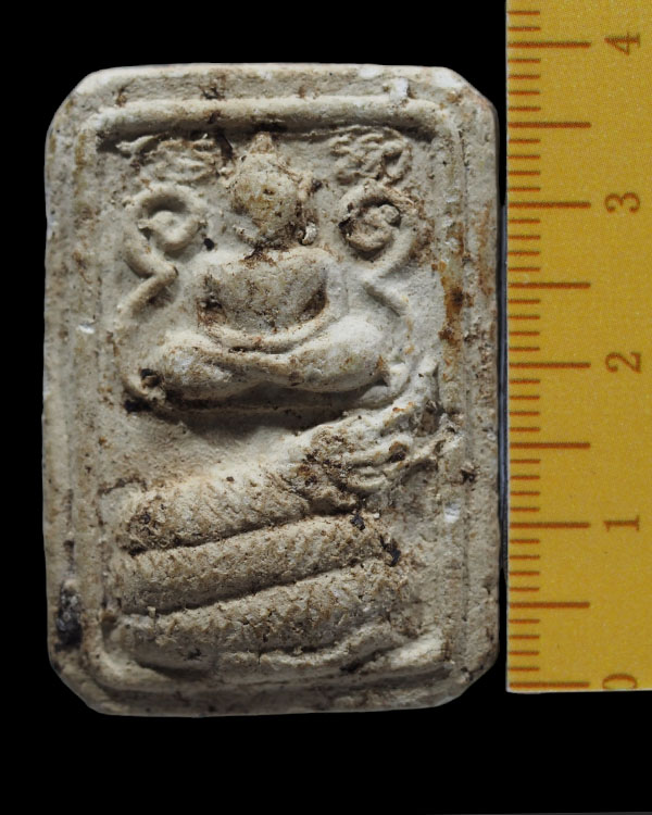 พระพุทธพิมพ์ทรงนาค  ออกวัดเขาสะพานนาค จังหวัดสระบุรี เนื้อผง  ปี พ.ศ.2502 เนื่องในโอกาสการบูรณะวัดเข - 3