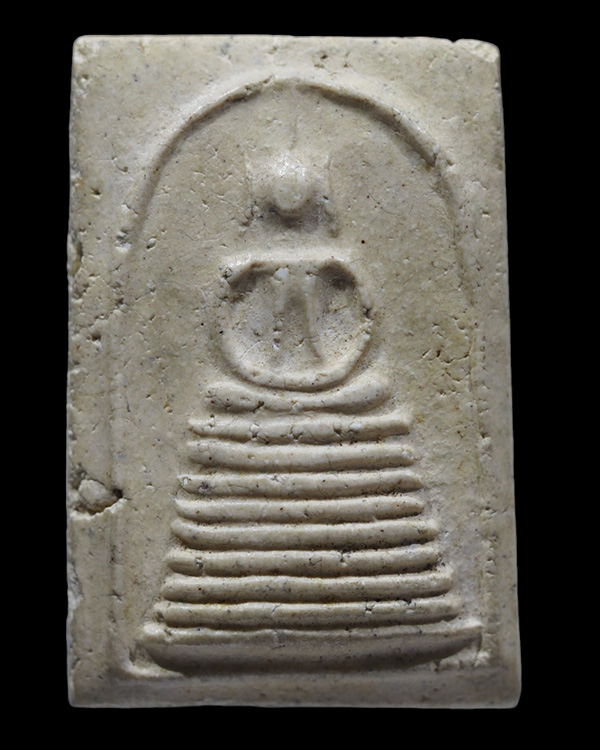 พระสมเด็จพิมพ์วัดเกศ หลังยันต์ หลวงปู่นาค วัดระฆังโฆสิตาราม กรุงเทพฯ มวลสารผสมผงเก่า  ชุดนี้น่าจะเป็ - 1