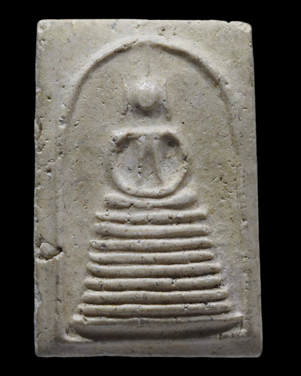 พระสมเด็จพิมพ์วัดเกศ หลังยันต์ หลวงปู่นาค วัดระฆังโฆสิตาราม กรุงเทพฯ มวลสารผสมผงเก่า  ชุดนี้น่าจะเป็ - 4