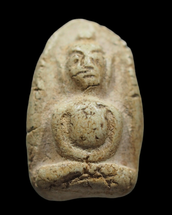 พระผงพิมพ์พุงป่องวัดพลับ กระถางธูปหลวงพ่อสุด วัดกาหลง ปี 2485  พระพิมพ์วัดพลับ กระถางธูป หลวงพ่อสุด  - 4