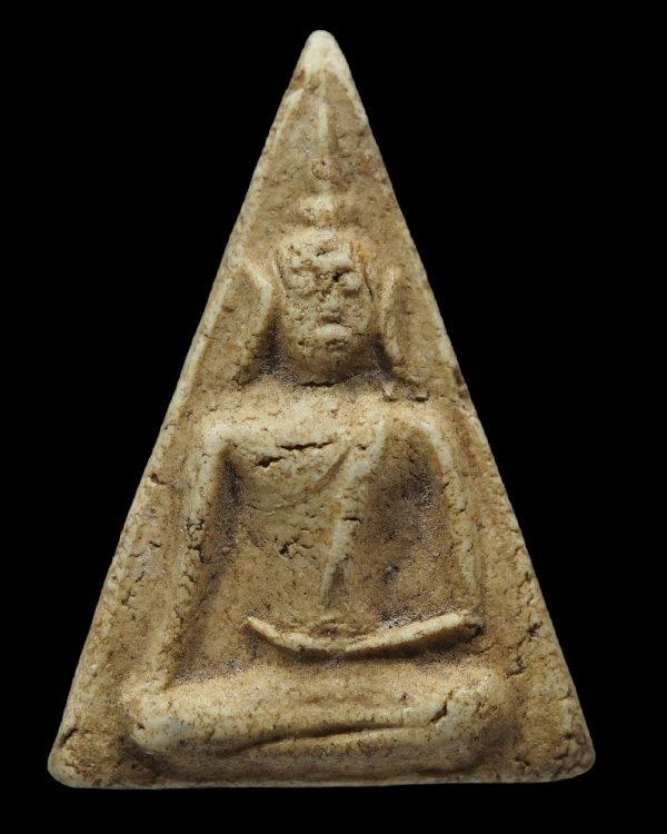 พระผงพิมพ์สมเด็จนางพญา เนื้อผงสมเด็จ พิมพ์ใหญ่หูบายศรี   เนื้อเก่า น่าจะสร้างปี 249กว่าๆ  พระเนื้อหา - 4