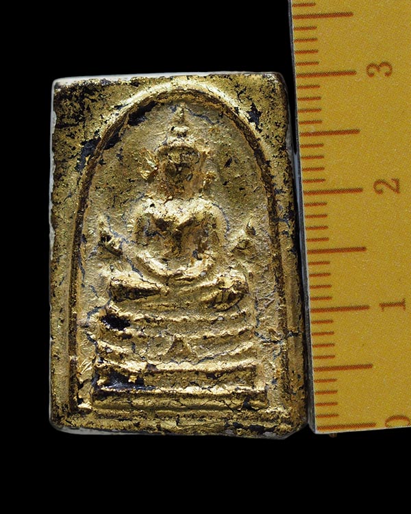 สมเด็จฐานพญานาค เนื้อผง ลงรักปิดทองเก่า วัดนางชี ปี 2509 กรุงเทพฯ สุดยอดพิธีใหญ่ยอดมวลสาร - 3