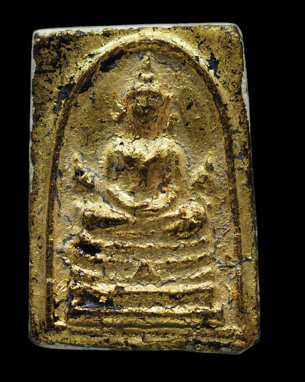 สมเด็จฐานพญานาค เนื้อผง ลงรักปิดทองเก่า  วัดนางชี ปี 2509 กรุงเทพฯ สุดยอดพิธีใหญ่ยอดมวลสาร  - 4