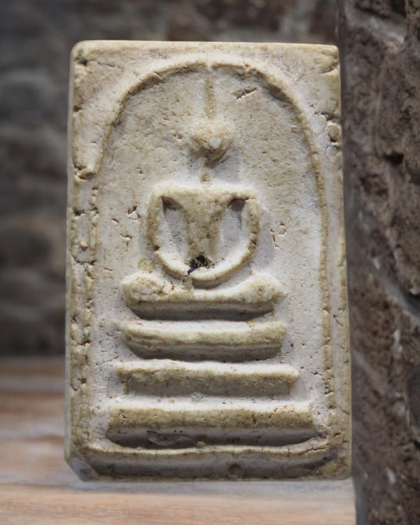 พระผงพิมพ์ฐาน 3 ชั้น วัดประสาทบุญญาวาส กรุงเทพฯ พิธีใหญ่ ปี ๒๕๐๖ มวลสารผสมผงวัดระฆัง และสมเด็จบางขุน - 1