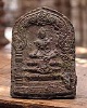 พระพุทธโคดมเนื้อดิน พิมพ์ใหญ่ใบเสมา (หายาก) หลวงพ่อขอม วัดไผ่โรงวัว (วัดโพธาราม)จ.สุพรรณบุรี สร้าง พ