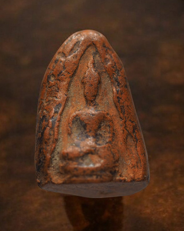 พระพิมพ์ชินราช (พิมพ์เล็ก) ยุคแรกๆ หลวงพ่อถิร วัดป่าเลไลยก์ สุพรรณบุรี สร้างจากเนื้อพระกรุเก่าของสุพ - 1