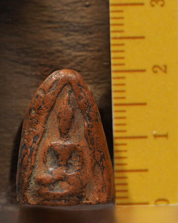 พระพิมพ์ชินราช (พิมพ์เล็ก) ยุคแรกๆ หลวงพ่อถิร วัดป่าเลไลยก์ สุพรรณบุรี สร้างจากเนื้อพระกรุเก่าของสุพ - 4