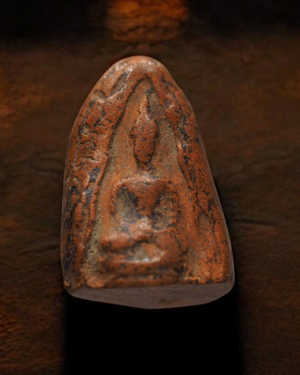 พระพิมพ์ชินราช (พิมพ์เล็ก) ยุคแรกๆ หลวงพ่อถิร วัดป่าเลไลยก์ สุพรรณบุรี สร้างจากเนื้อพระกรุเก่าของสุพ - 5