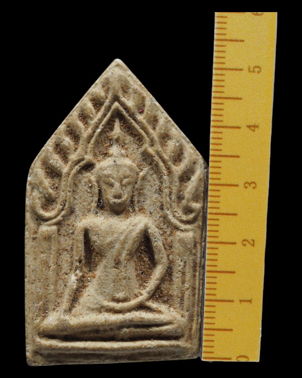 พระขุนแผนพิมพ์ใหญ่ รุ่นแรก ปี 2521 เนื้อผง หลวงพ่อตี๋ วัดบางฅณฑีใน อ.บางคนที จ.สมุทรสงคราม รุ่น 1 เม - 4