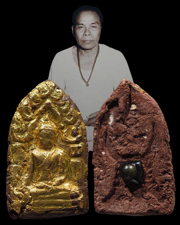 พระขุนแผน ฝังเหล็กไหล อาจารย์ชุม ไชยคีรี ออกวัดเขาถล่ม จ.ชุมพร ปี 2511 สร้างจากเนื้อว่านยา 108 ชนิด  - 1