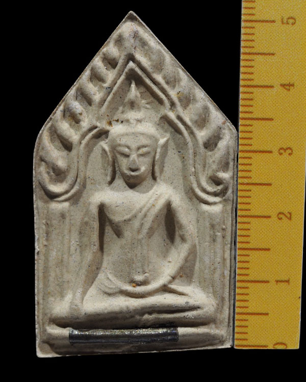 พระขุนแผนพิมพ์ใหญ่ รุ่นแรก ปี 2521 เนื้อผง ** ฝังตะกรุดเงิน(หายาก) หลวงพ่อตี๋ วัดบางฅณฑีใน อ.บางคนท - 4