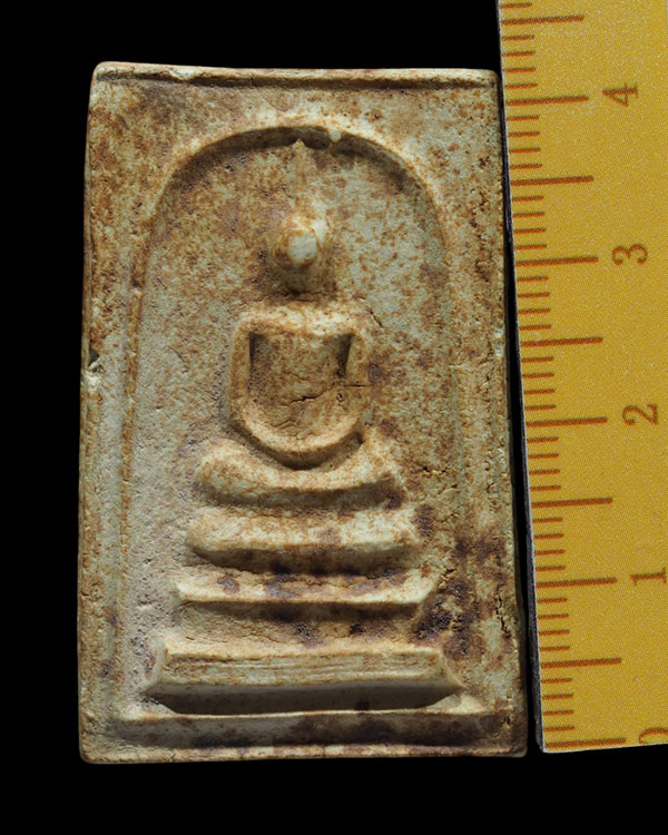 พระสมเด็จรุ่นแรก หลวงพ่อเผือก วัดลาดพร้าว กรุงเทพฯ ปี 2515 เนื้อผงผสมมวลสารผงพรายกุ - 4