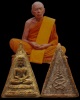 พระผงน้ำมันพิมพ์วัดสามปลื้ม หลังยันต์เทาะว์ เนื้อผง วัดบ่อวิน จ.ชลบุรี พระชุดนี้หลวงปู่ทิม ท่านได้มอ