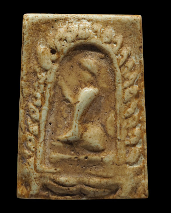 พระผงพิมพ์นางกวักพิมพ์ใหญ่ เนื้อจัด สภาพผ่านการใช้ ไม่ทราบที่  - 5