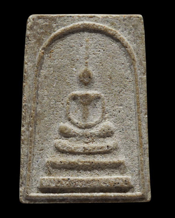 สมเด็จสุขโต พ่อท่านห้วง วัดสระโพธิ์ จ.นครศรีธรรมราช จัดสร้างด้วยมวลสารผงเก่าบางขุนพรหมและผงเก่าวัดร - 4
