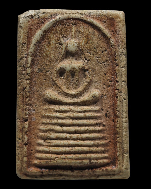 พระสมเด็จหลวงพ่ออยู่ วัดดักคะนน พิมพ์ 7 ชั้น นิยม ชัยนาท ชาวบ้านขนานนามว่า มีพระสมเด็จ "อยู่ คง ศุข" - 5