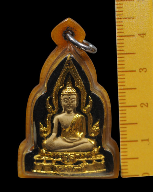 พระพุทธชินราช หลังนักษัตร ปีฉลู วัดชิโนรสาราม กรุงเทพฯ ปี 2512 ลงรักปิดทองพิมพ์กรรมการ หายาก - 4