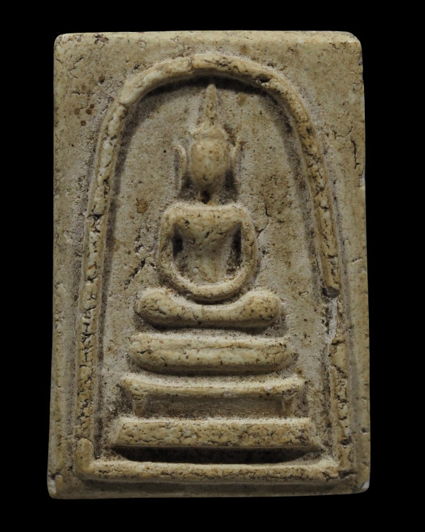 พระสมเด็จพิมพฐาน 3 ชั้น หูบายศรี  สายวัดระฆัง  ไม่ทราบที่แน่ชัด  พิมพ์นี้บางคนก็เล่นเป็นหลวงปู่นาค   - 2