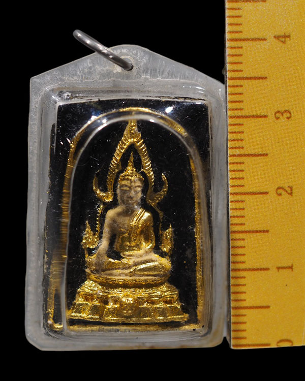 พระพุทธชินราช ลงรักปิดทอง พิมพ์เล็ก วัดสนามนอก พ.ศ 2514 บางกรวย นนทบุรี - 4