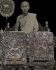 พระชินราชเนื้อผงผสมตะไคร่เจดีย์เนื้อสรรพว่านผสมแร่ สร้างปี 2497 ของ หลวงปู่อินทร์ วัดโบสถ์ ราชบุรี  
