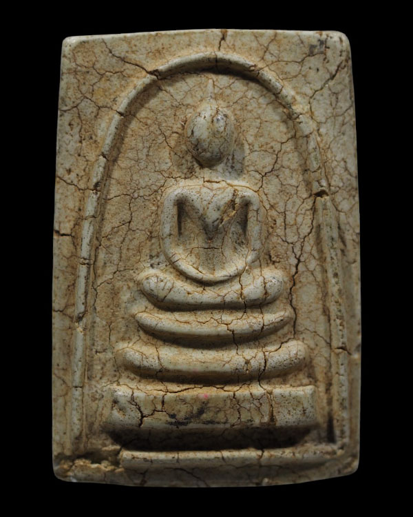 พระสมเด็จฐาน 3 ชั้น พิมพ์ใหญ่หลังสิงห์ พระบ้านสภาพเก่าๆ ไม่ทราบที่ - 2