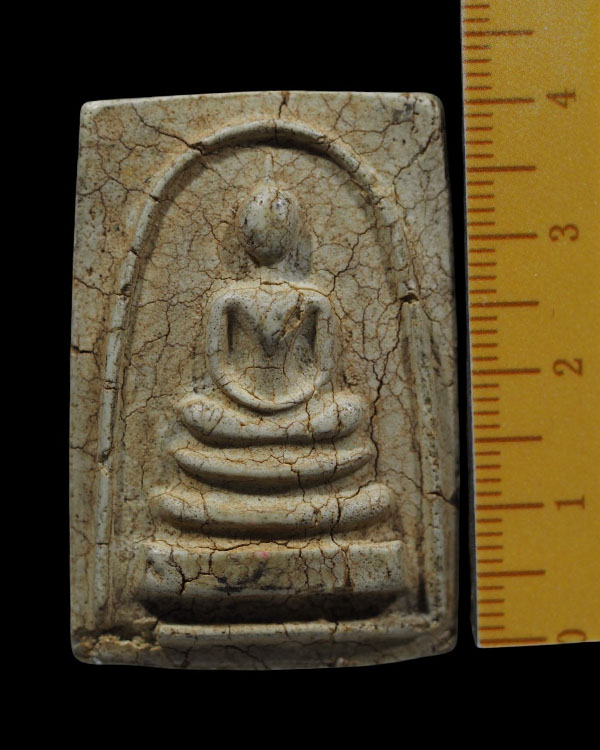 พระสมเด็จฐาน 3 ชั้น พิมพ์ใหญ่หลังสิงห์ พระบ้านสภาพเก่าๆ ไม่ทราบที่ - 4