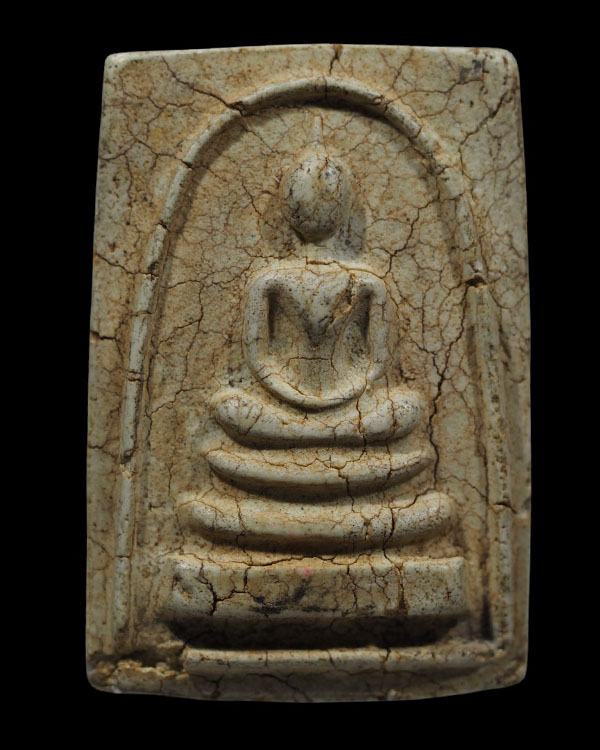 พระสมเด็จฐาน 3 ชั้น พิมพ์ใหญ่หลังสิงห์ พระบ้านสภาพเก่าๆ ไม่ทราบที่ - 5