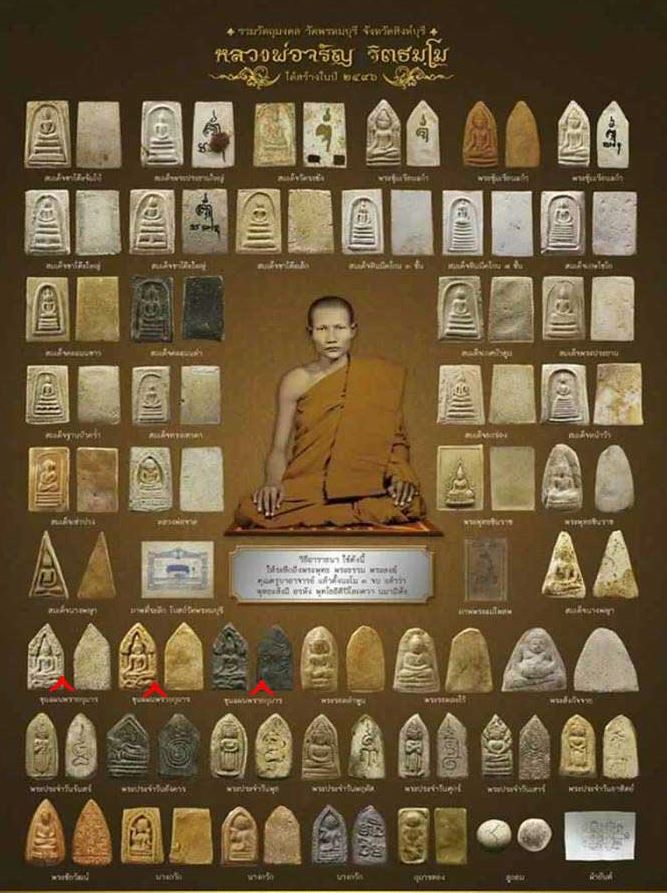 พระขุนแผน เนื้อผงยุคต้น พิมพ์ใหญ่ วัดพรหมบุรี 2496 หลวงพ่อจรัญ วัดอัมพวัน หายาก - 5