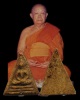พระสมเด็จคะแนนหูบายศรี พิมพ์สามเหลี่ยม หลวงปู่นาค วัดระฆังโฆสิตาราม กรุงเทพฯ มวลสารผสมผงเก่า ปี 2500