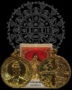เหรียญพระพุทธเจ้า 4 พุทธภูมิ วัดไทยนาลันทา รัฐพิหาร ประเทศอินเดีย ปี 2522  เหรียญพระพุทธเจ้า 4 พุทธภ