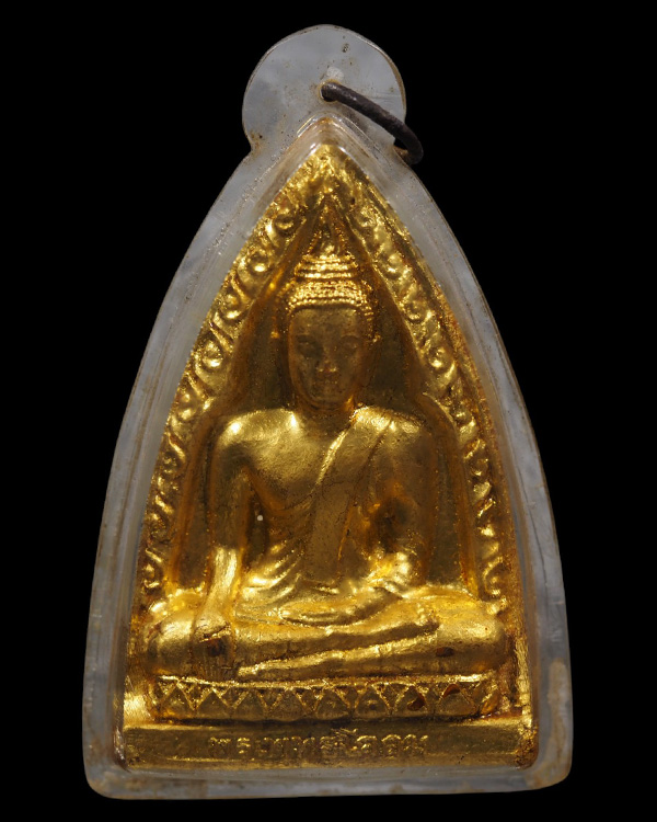 พระสมเด็จพิมพ์พุทธโคดม พิมพ์ใหญ่ปิดทองเดิมวัด(หายาก) หลวงพ่อขอม ปี พ.ศ.2505 หลวงพ่อมุ่ย,หลวงพ่อกวย ร - 2