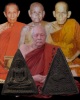 พระสมเด็จนางพญางิ้วดำ รุ่น 1 หลังปลาตะเพียน รุ่นแรก หลวงพ่อทองดำ วัดถ้ำตะเพียนทอง ปี ๒๕๒๐   ลวงปู่โต