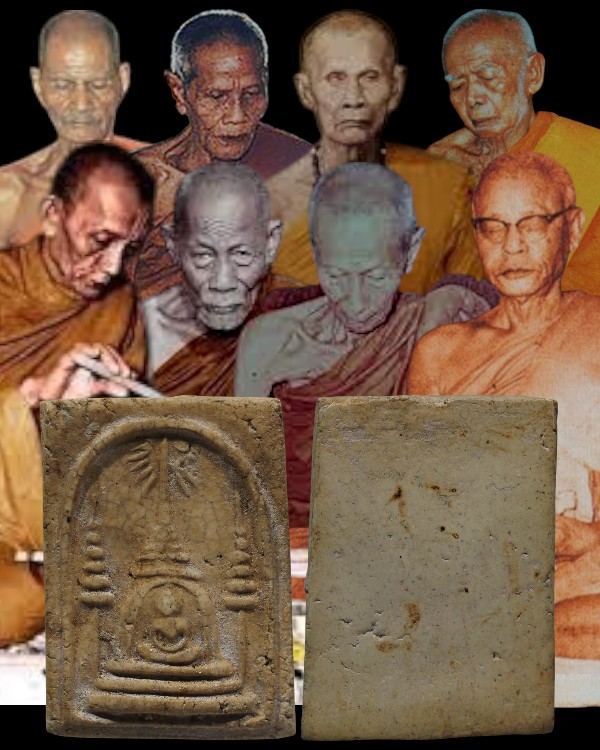 พระสมเด็จพิมพ์ข้างฉัตร วัดประสาทบุญญาวาส กรุงเทพฯ พิธีใหญ่ ปี ๒๕๐๖ มวลสารผสมผงวัดระฆัง และสมเด็จบางข - 1