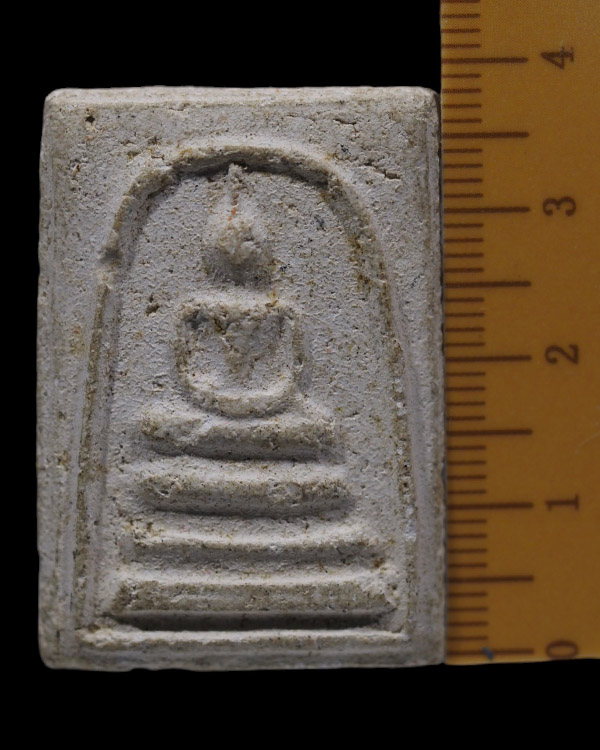 พระผงพิมพ์ฐาน 3 ชั้น วัดประสาทบุญญาวาส กรุงเทพฯ พิธีใหญ่ ปี ๒๕๐๖ มวลสารผสมผงวัดระฆัง และสมเด็จบางขุน - 4